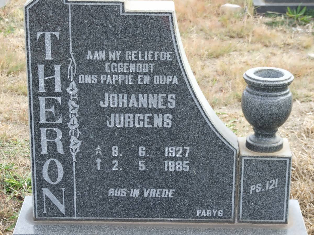 THERON Johannes Jurgens 1927-1985