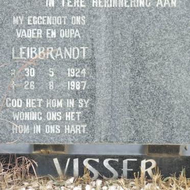 VISSER Leibrandt 1924-1987