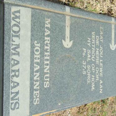 WOLMARANS Marthinus Johannes 1970-1995