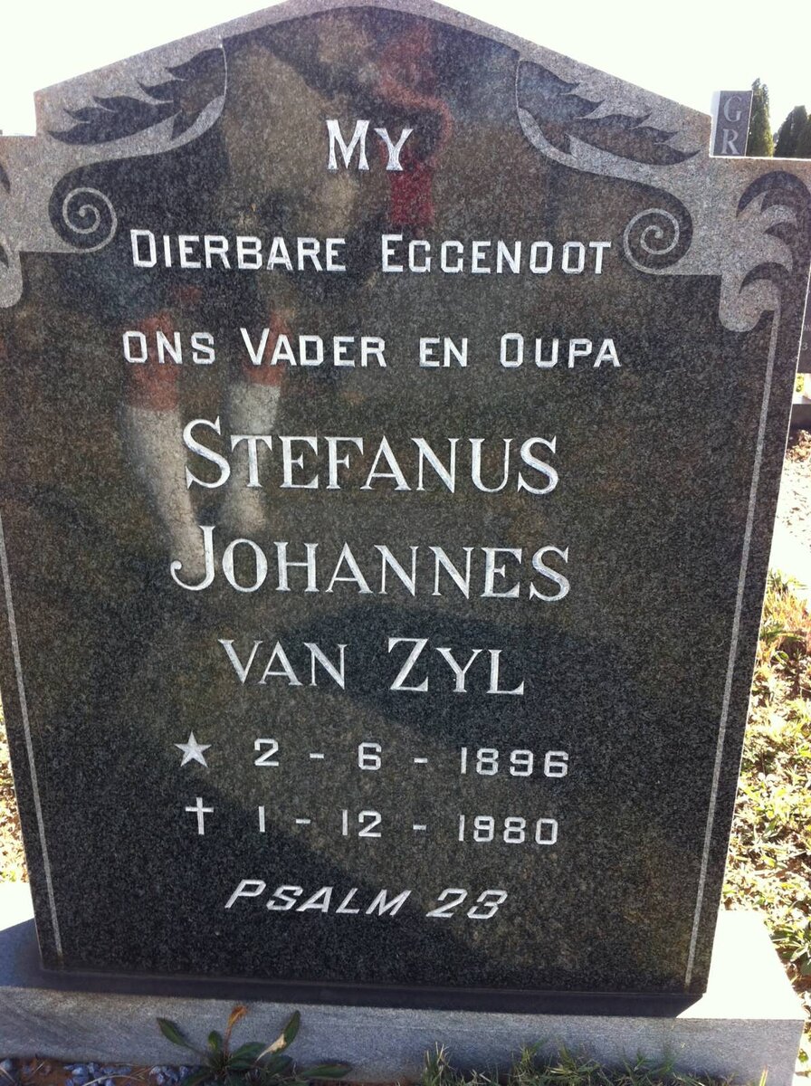 ZYL Stefanus Johannes, van 1896-1980