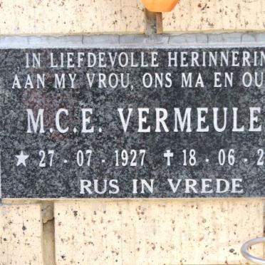 VERMEULEN M.C.E. 1927-2007
