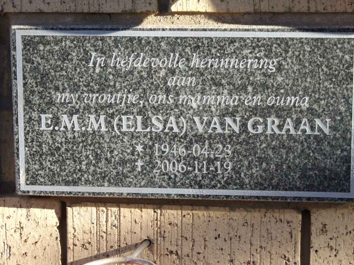 GRAAN E.M.M., van 1946-2006