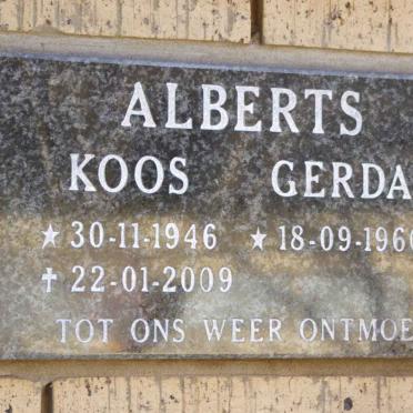 ALBERTS Koos 1946-2009 &amp; Gerda 1960-