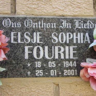 FOURIE Elsje Sophia 1944-2001