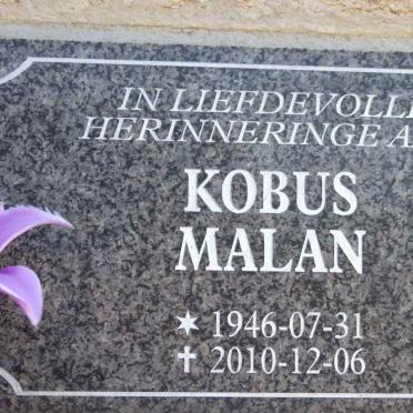 MALAN Kobus 1946-2010
