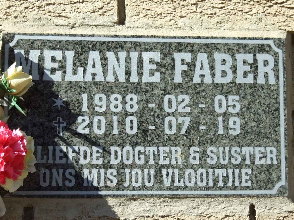 FABER Melanie 1988-2010