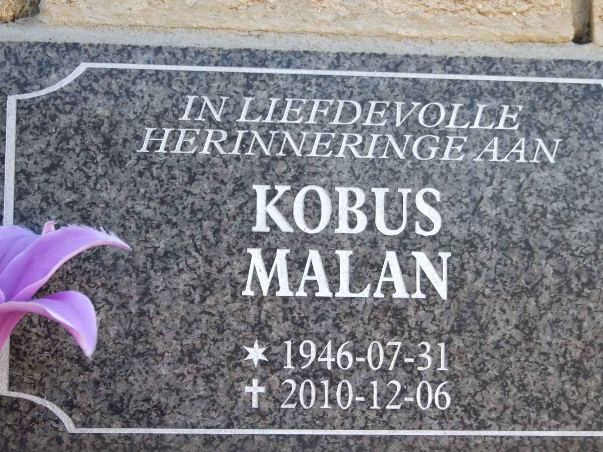 MALAN Kobus 1946-2010