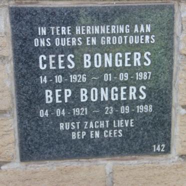 BONGERS Bep 1921-1998 &amp; Cees 1926-1987  