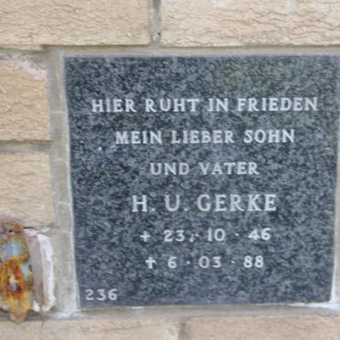 GERKE H.U. 1946-1988