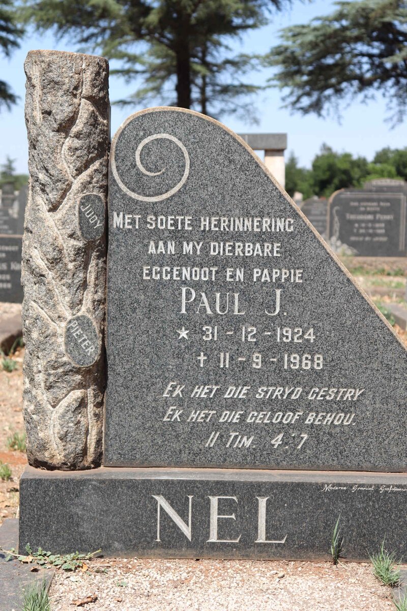NEL Paul J. 1924-1968