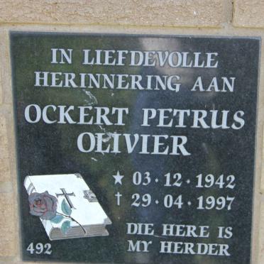 OLIVIER Ockert Petrus 1942-1997