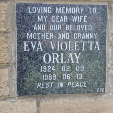 ORLAY Eva Violetta 1924-1989