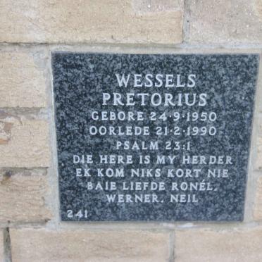 PRETORIUS Wessels 1950-1990