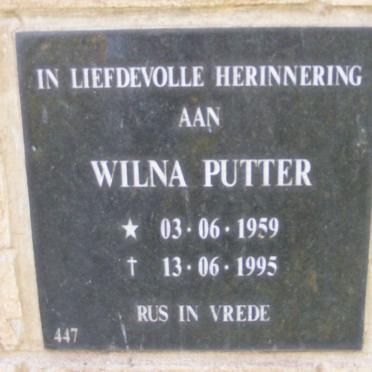 PUTTER Wilna 1959-1995
