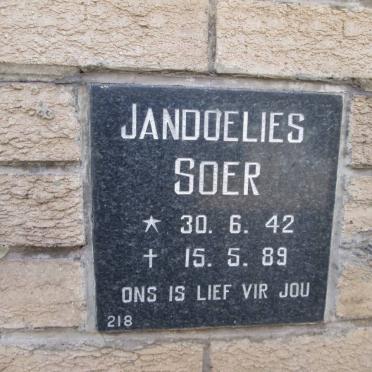 SOER Jandoelies 1942-1989