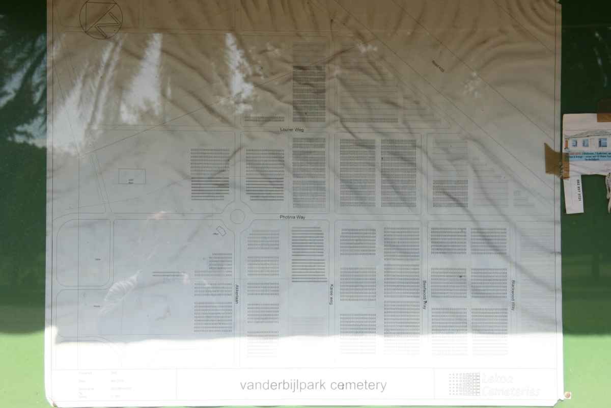 2. Vanderbijlpark Cemetery Layout