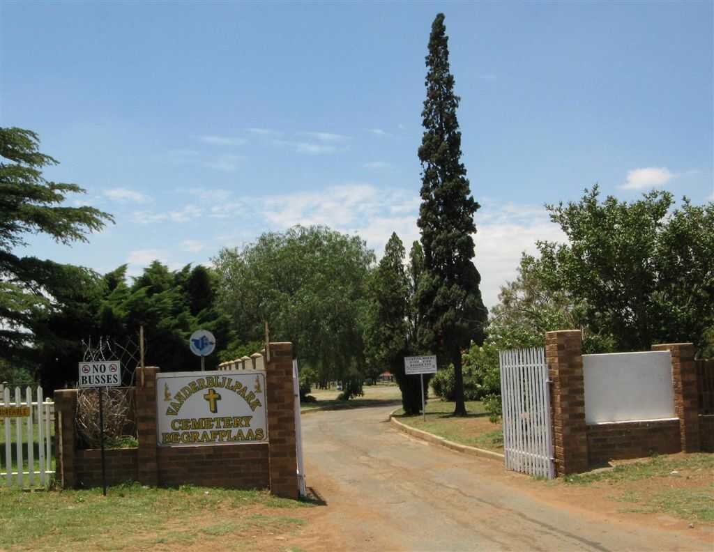 1. Entrance to Vanderbijlpark Cemetery