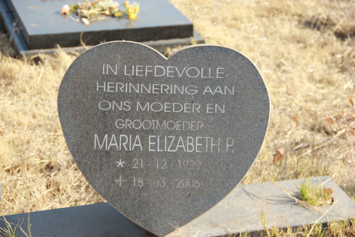 ? Maria Elizabeth P. 1929-2006