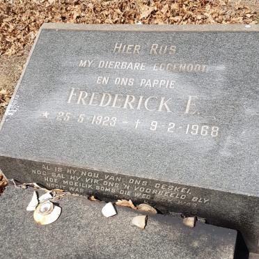 ? Frederick E. 1923-1968