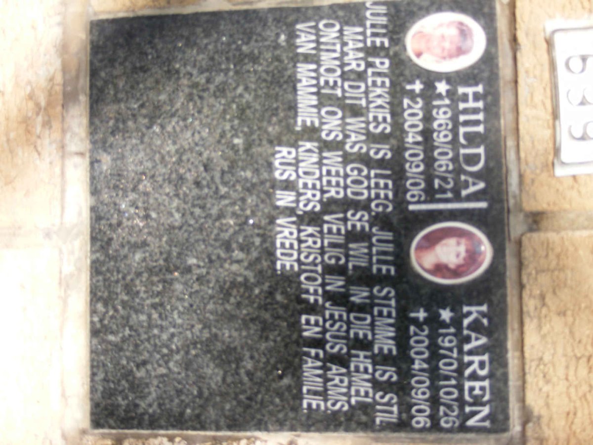 ? Hilda 1969-2004 :: ? Karen 1970-2004