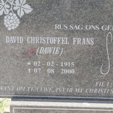 ? David Christoffel Frans 1915-2000 &amp; Doret