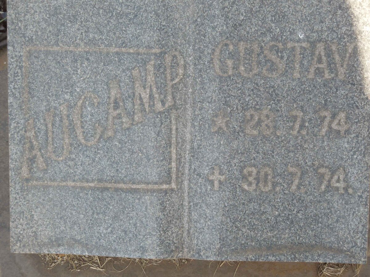 AUCAMP Gustav 1974-1974