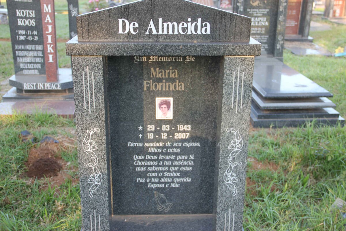 ALMEIDA Maria Florinda, de 1943-2007