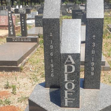 ADLOFF Hannelore 1926-1999