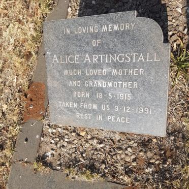 ARTINGSTALL Alice 1915-1991