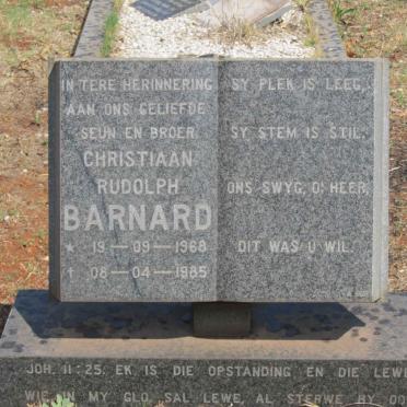 BARNARD Christiaan Rudolph 1968-1985