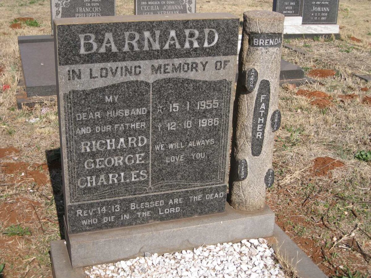BARNARD Richard George Charles 1955-1986