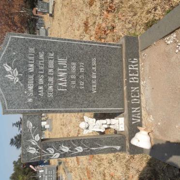 BERG Faantjie, van den 1968-1977