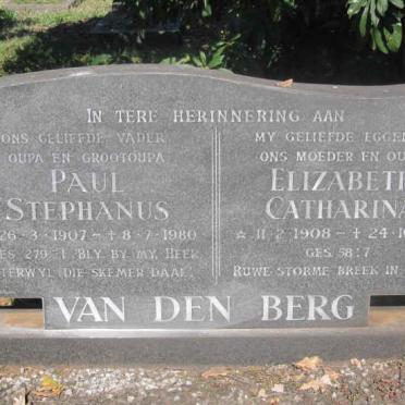 BERG Paul Stephanus, van den 1907-1980 &amp; Elizabeth Catharina ROOD 1908-1964