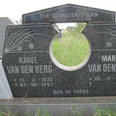 BERG Karel, van den 1933-1997 &amp; Maria 1932-