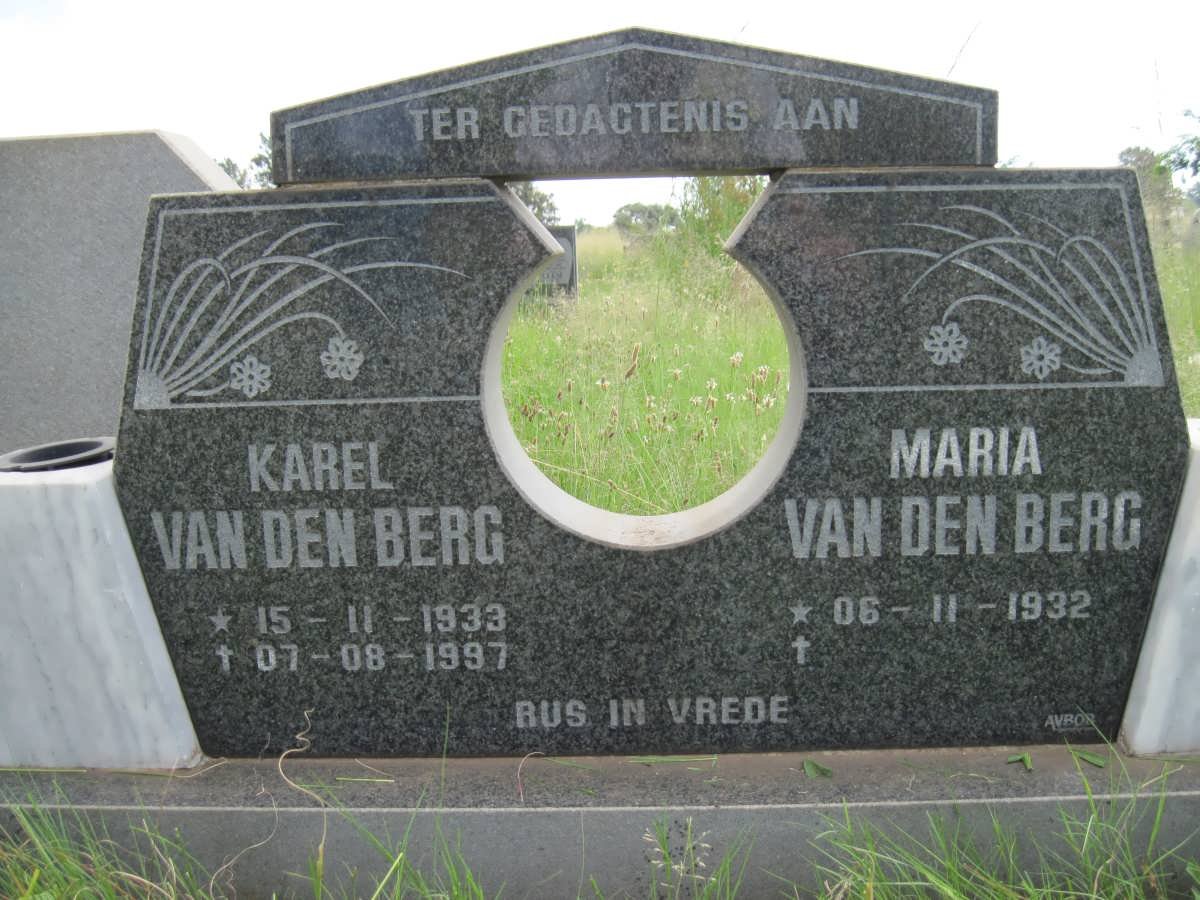 BERG Karel, van den 1933-1997 &amp; Maria 1932-