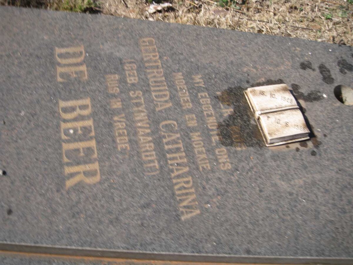 BEER Gertruida Catharina, de nee STYNVAARDT 1928-1986