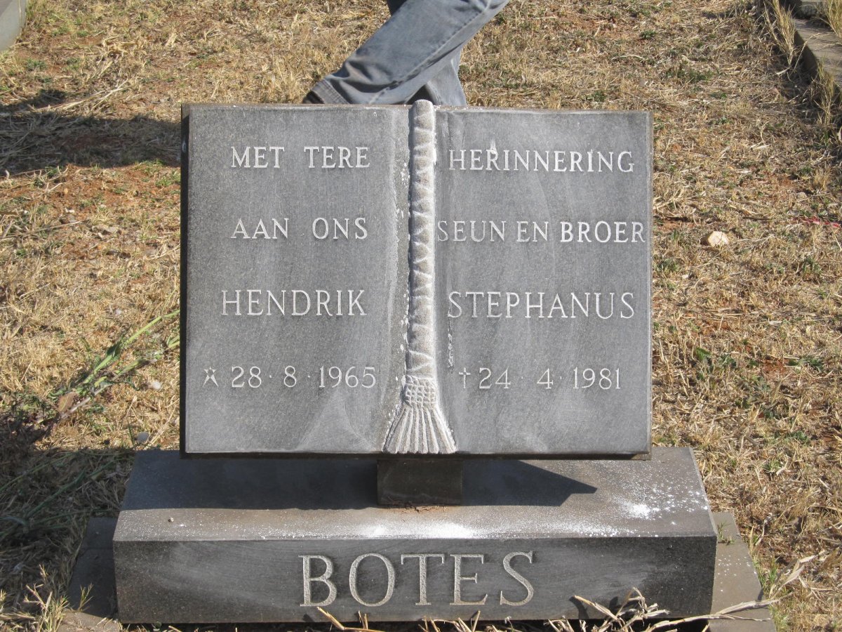 BOTES Hendrik Stephanus 1965-1981