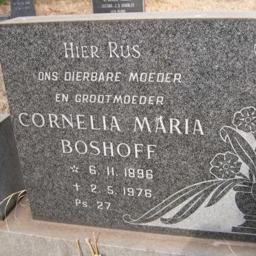 BOSHOFF Cornelia Maria 1896-1976