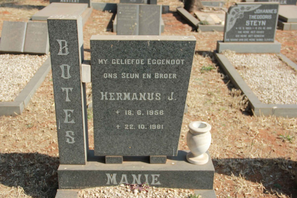 BOTES Hermanus J. 1956-1981