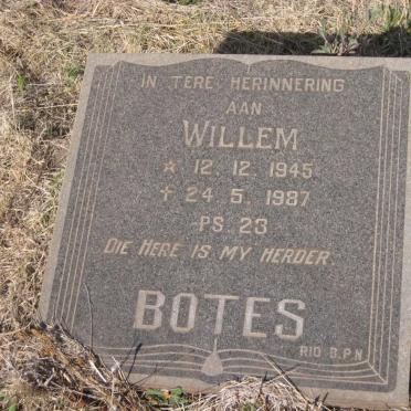 BOTES Willem 1945-1987