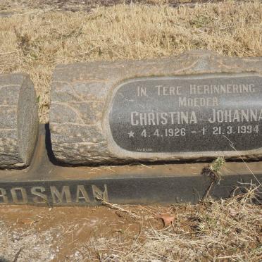 BOSMAN Francois Cornelis Jacobus 1917-1974 &amp; Christina Johanna 1926-1994 _1