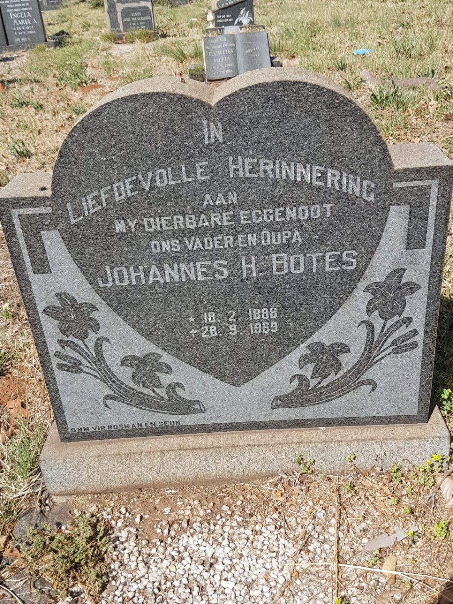 BOTES Johannes H. 1888-1969