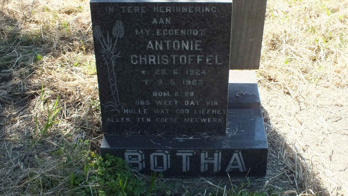 BOTHA Antonie Christoffel 1924-1983