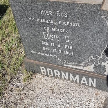 BORNMAN Elsie C. 1919-1934