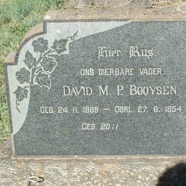 BOOYSEN David M.P. 1889-1954