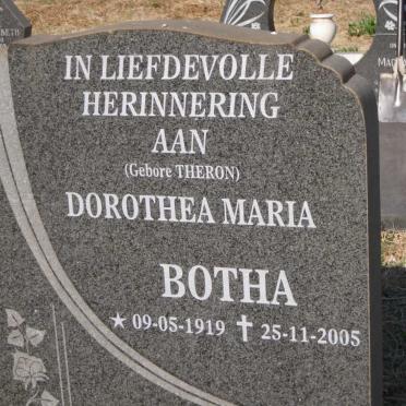 BOTHA Dorothea Maria nee THERON 1919-2005