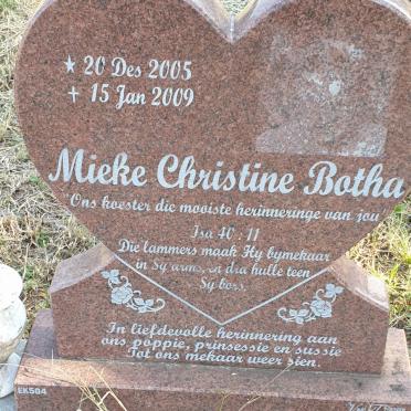 BOTHA Mieke Christine 2005-2009