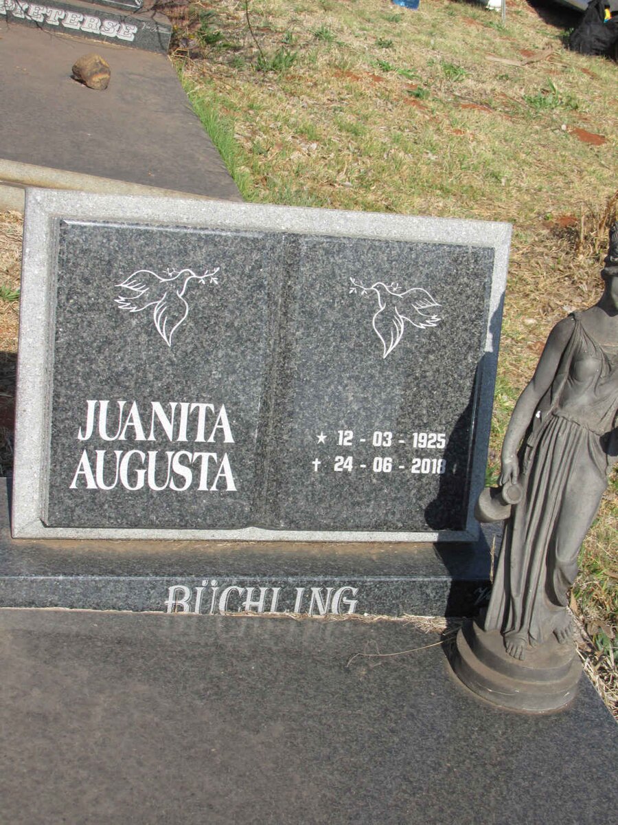 BUCHLING Juanita Augusta 1925-2018