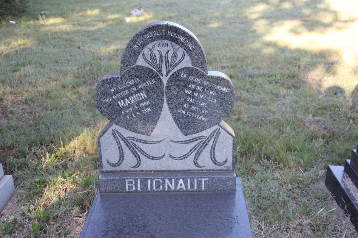 BLIGNAUT Marion 1960-1991