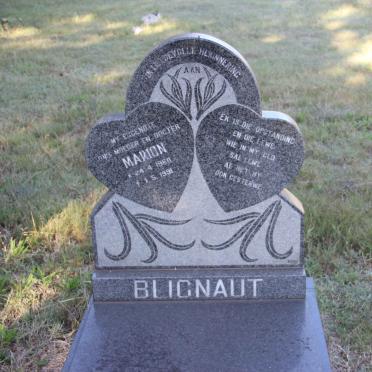 BLIGNAUT Marion 1960-1991